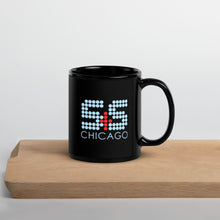 S&S "Chicago" Colored Black Glossy Mug