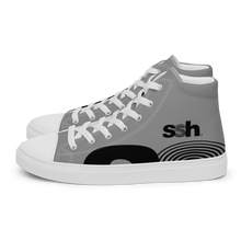 Men’s high top canvas shoes