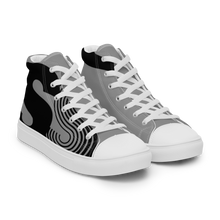 Men’s high top canvas shoes