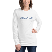 "Chicago S&S" Unisex Long Sleeve Tee | Bella + Canvas (Royal Blue and White Logo)