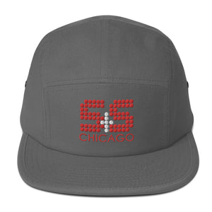 5 Panel Cap | Yupoong (with Red and White S&S)