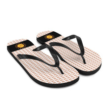 Flip-Flops (Black and White with Sunshine S&S and Orange S&S Repeats)