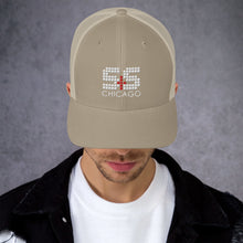 Retro Trucker Hat | Yupoong  (White and Red S&S)