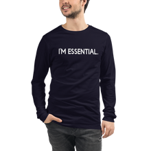 "I'm Essential" Unisex Long Sleeve Tee | Bella + Canvas (White Grain Logo)