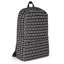 Backpack (Black w White and Red S&S Repeat)