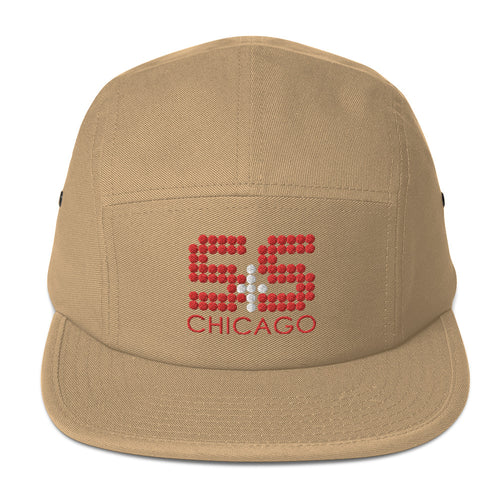 5 Panel Cap | Yupoong (with Red and White S&S)