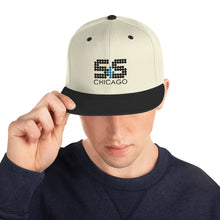 Classic Snapback Hat | Yupoong (With Embroidered Black and Aqua S&S)