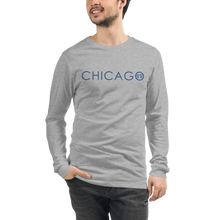"Chicago S&S" Unisex Long Sleeve Tee | Bella + Canvas (Royal Blue and White Logo)