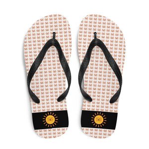 Flip-Flops (Black and White with Sunshine S&S and S&S Repeats)