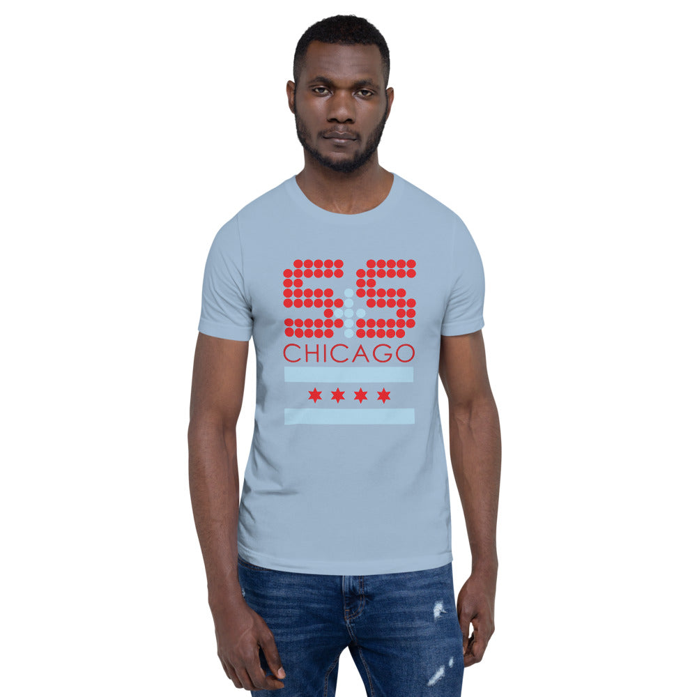 Short-Sleeve Unisex T-Shirt (S&S Chicago Flag)