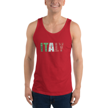 "Italy" (Red White and Green) Unisex Tank Top