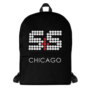 S&S Backpack (Black with White and Red S&S)