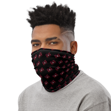 S&S Neck Gaiter (face covering, headband, bandana, wristband, neck warmer)  | Red and Black