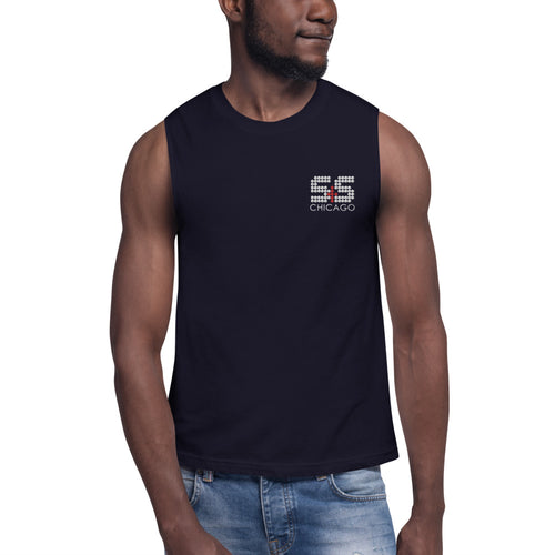 Embroidered S&S Chicago  Muscle Shirt