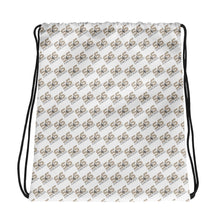 Drawstring bag (White, Beige and Black S&S Repeat)