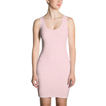 Sublimation Cut & Sew Dress Pink with Beige and Gray Circle S&S