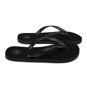 Flip-Flops (Black with Black Sunshine and Grey and Red S&S)