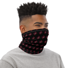S&S Neck Gaiter (face covering, headband, bandana, wristband, neck warmer)  | Red and Black