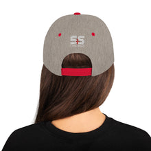 Classic Snapback Hat | Yupoong (With Embroidered White and Red S&S)