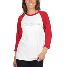 Unisex 3/4 Sleeve Raglan Shirt | Tultex (with White S&S Chicago)