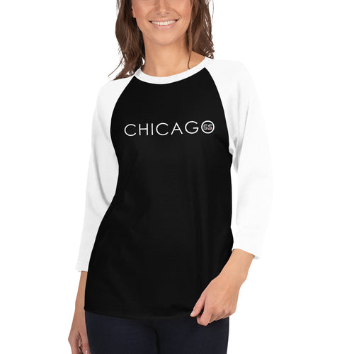 Unisex 3/4 Sleeve Raglan Shirt | Tultex (with White S&S Chicago)