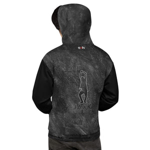 Official "Jack Your Body"® Steve "Silk" Hurley Unisex Jackman Hoodie (Black,White and Gray)