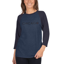 Unisex 3/4 Sleeve Raglan Shirt | Tultex (with Black and Red S&S Chicago)