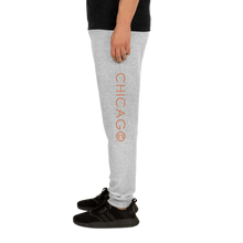 Unisex Joggers (Chicago S&S Vertical Orange with White +)