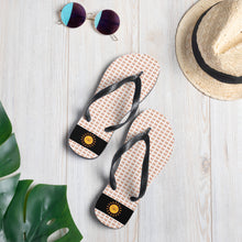 Flip-Flops (Black and White with Sunshine S&S and S&S Repeats)