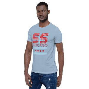 Short-Sleeve Unisex T-Shirt (S&S Chicago Flag)