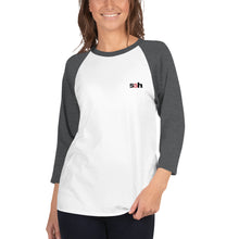 Steve "Silk" Hurley's ssh® branded Unisex 3/4 Sleeve Raglan Shirt | Tultex