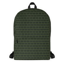 S&S Backpack (Green With Black and Green S&S Repeat)