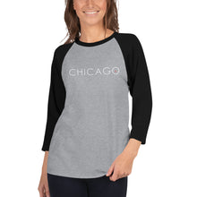 Unisex 3/4 Sleeve Raglan Shirt | Tultex (with White S&S Chicago)