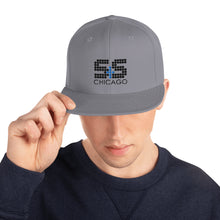 Classic Snapback Hat | Yupoong (With Embroidered Black and Aqua S&S)