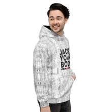 Official "Jack Your Body"® Steve "Silk" Hurley Unisex Jackman Hoodie (Grunge Gray and Black)