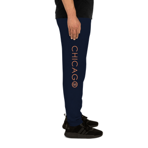 Unisex Joggers (Chicago S&S Vertical Orange with White +)