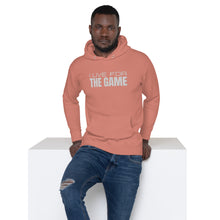 "I Live For The Game" Embroidered Unisex S&S Hoodie (White Embroidery)