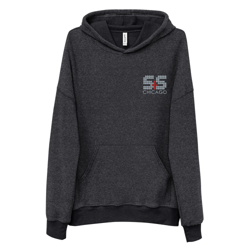 S&S Chicago Unisex sueded fleece hoodie