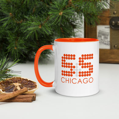 S&S Chicago Mug with Orange Color Inside